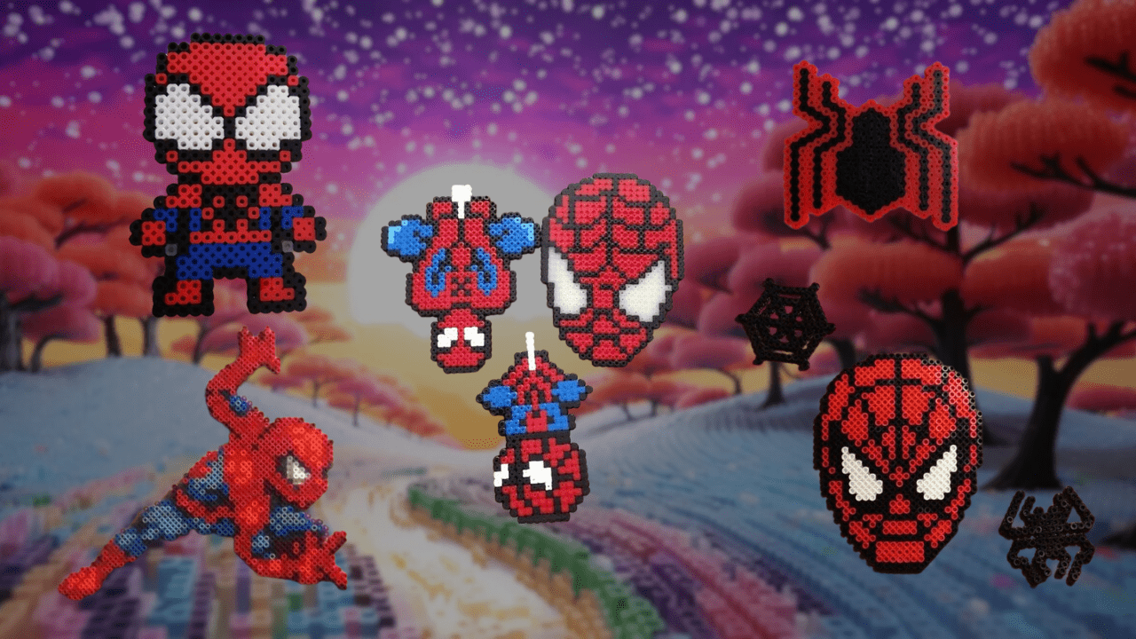 Spiderman Perler