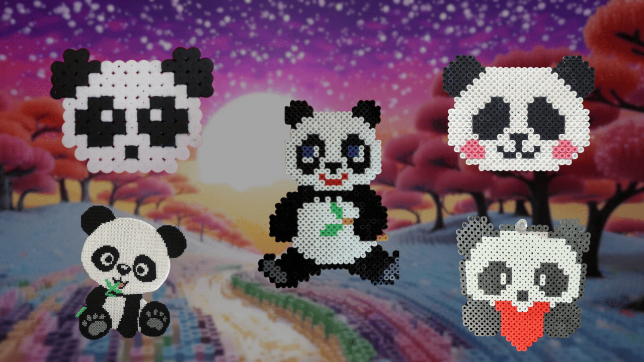 Panda Perler