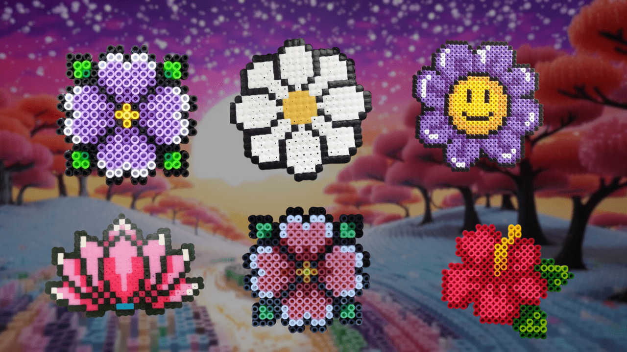 Blomst Perler