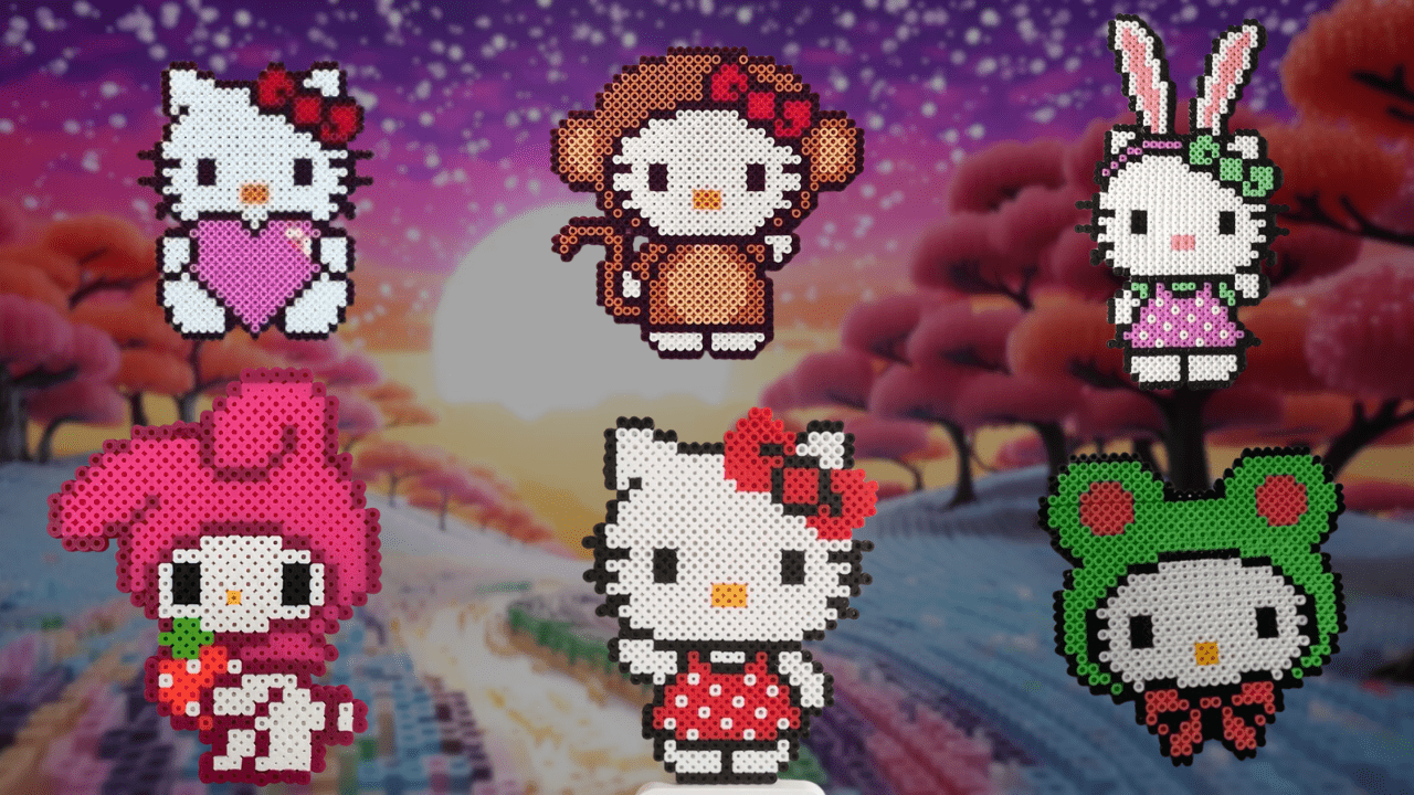 Hello Kitty Perler
