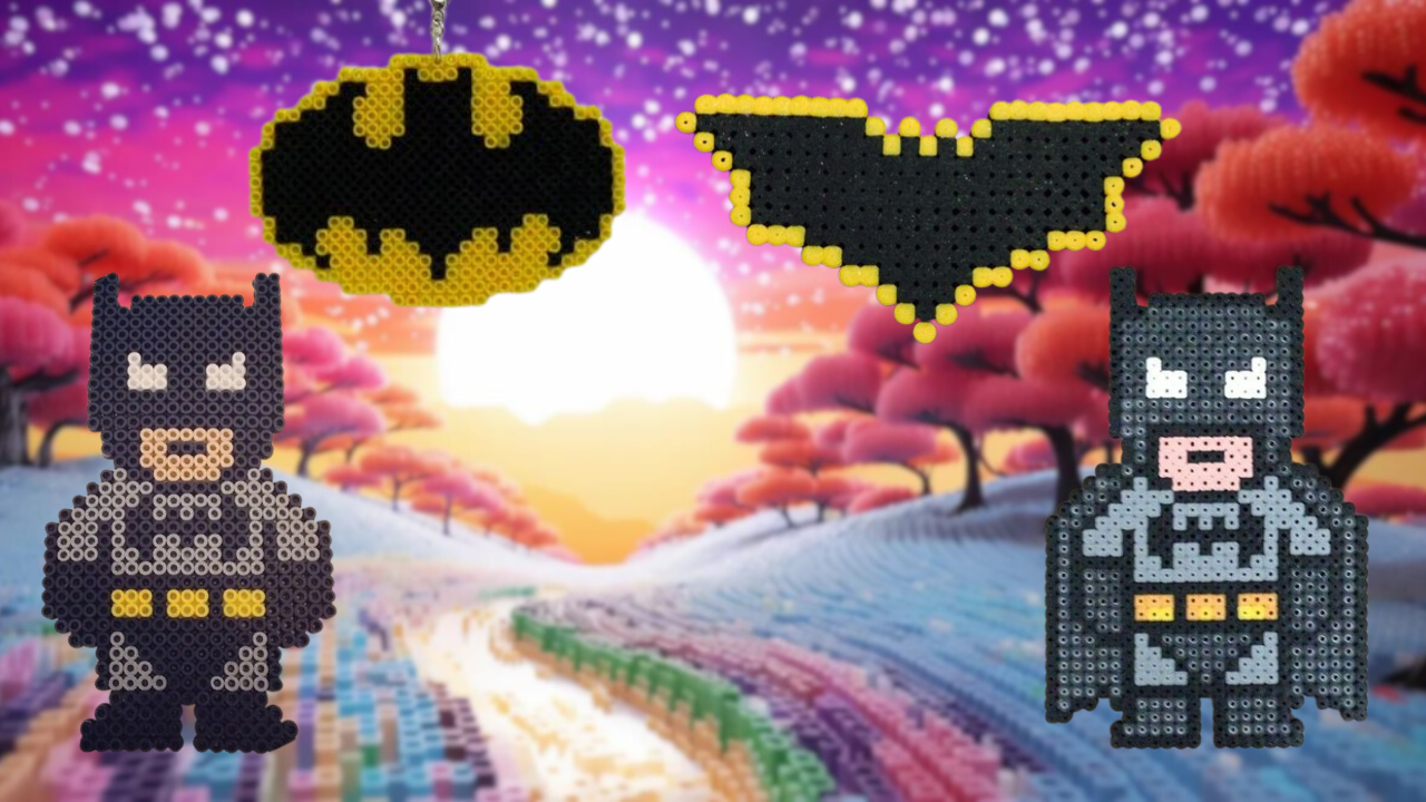 Batman-perler: : Beste design for små og store modeller og mønstre - Perler