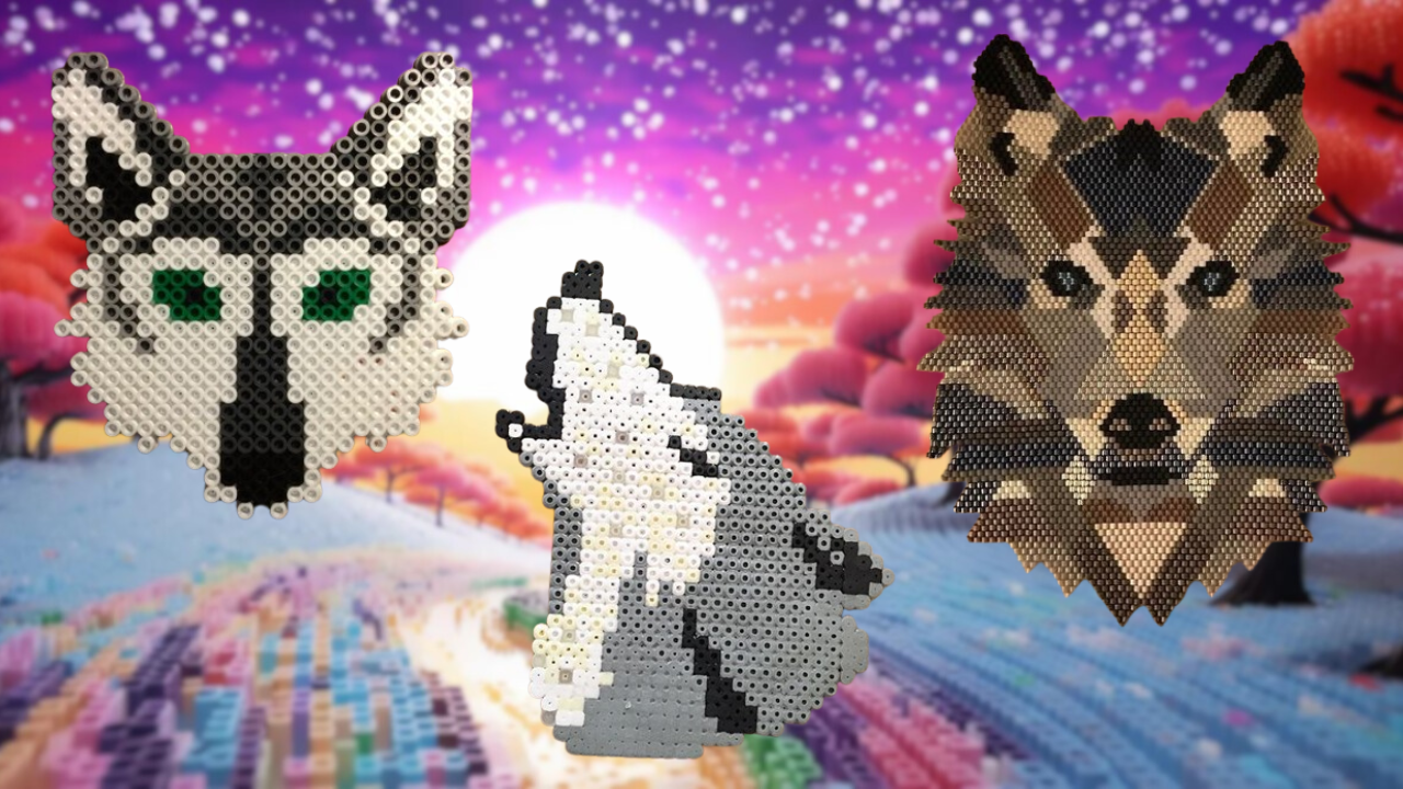 Ulveperleplate: : Beste design for små og store modeller og mønstre - Perler, image size:1280x720