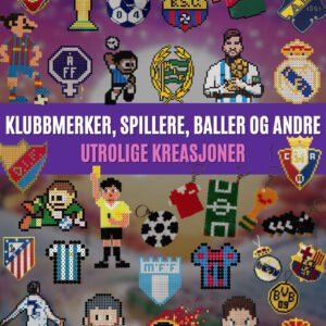 150+ Fotball Perlemønstre